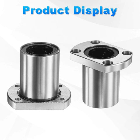 ✝️ Lmh30uu linear ball bearings 30mm bore dia 45mm OD 51mm long 6.5mm hole, 2pcs round flange linear motion bushing display