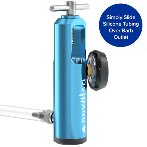 Low Flow Ozone Therapy Oxygen Regulator for Ozone Generators Easy to Use CGA 870 T Handle Connection Compatible with Oxygen Cylinders