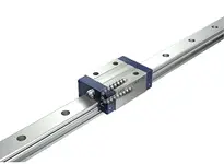 Low-profile LWES30C1SLS2/BSN linear way ball-type guide block single unit, C-Lube maintenance-free linear slide unit, side view