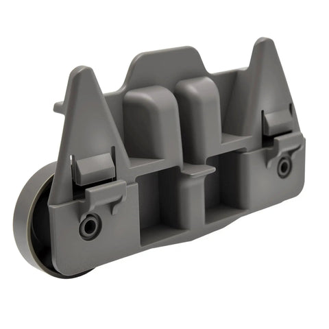 Side view of Set Of 4 Upgraded Lower Rack Dishwasher Wheels Replacement For W10195416, Compatible With Kitchenaid Whirlpool Maytag Kenmore