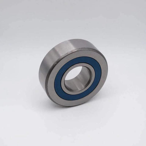 Silver LR5201NPPU Track Roller Ball Bearing 12x35x15.9 LR5201-2RS with blue seal, ideal for smooth rolling and durable performance.