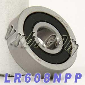 LR608NPP Track Roller Bearing Sealed 8x24x7 Miniature Track Bearings - VXB Ball Bearings