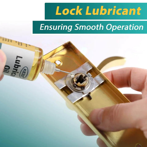 Applying Door Hinge Lubricant Oil For No Squeak Fixes And Smooth Operation Multi Purpose Lube For Locks Hinges Keyholes Knives with Needle