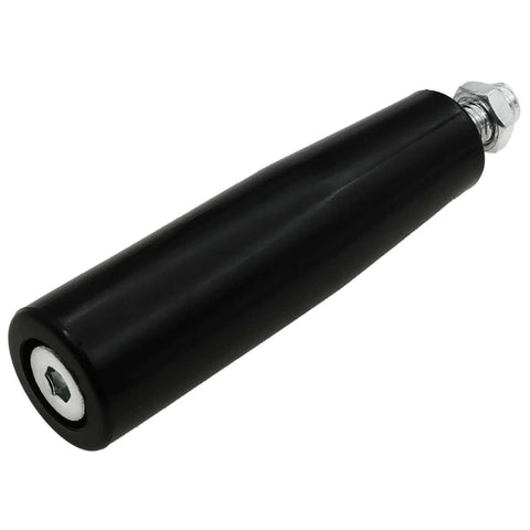 Two Pack M10 Revolving Hand Knob with Plastic Housing and Metal Nut for Lathe Tailstock Table Saw, black knob image