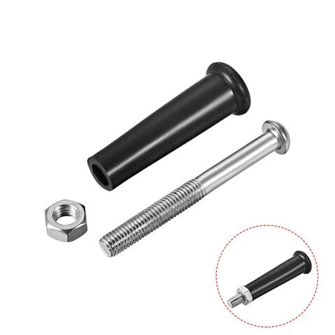 M10x50mm Threaded Revolving Handle Knobs 2 Pack Clamping Handles for durable plastic and metal construction components