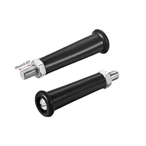 M10x50mm Threaded Revolving Handle Knobs 2 Pack Clamping Handles For Durable Plastic And Metal Construction