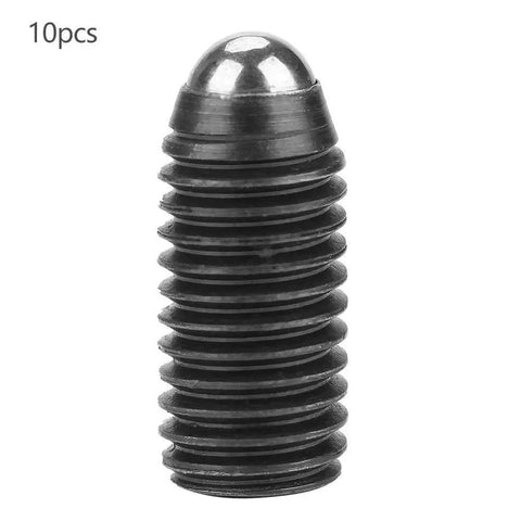 Single ball plunger from Ten Piece M12X1.75 Socket Ball Spring Plungers Set With Hex Set Screws For Clamps And Automatic Machines