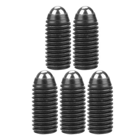 Ten Piece M12X1.75 Socket Ball Spring Plungers Set With Hex Set Screws For Clamps And Automatic Machines Carbon Steel
