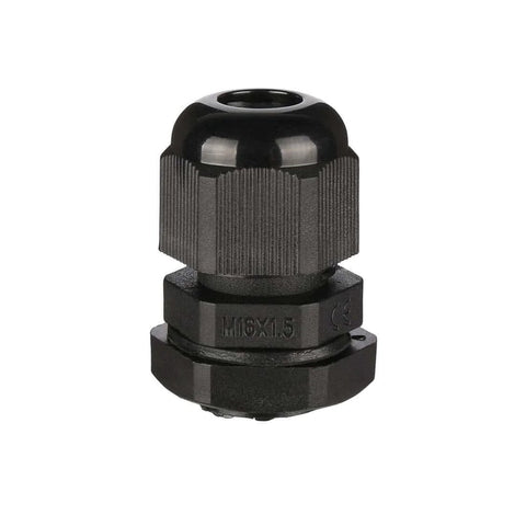 M16 Waterproof IP68 Nylon Cable Gland Locknut, Adjustable, 10 Pack, Fits 4mm-8mm Cable Diameter, Dustproof and Acid and Alcohol Resistant