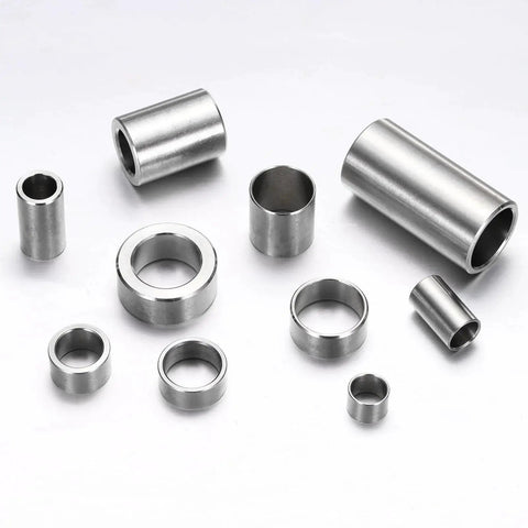 Set Of Four M16 Stainless Steel Spacers Unthreaded Round Standoff Bushings 16mm ID 26mm OD 12mm Length for electronics and machinery