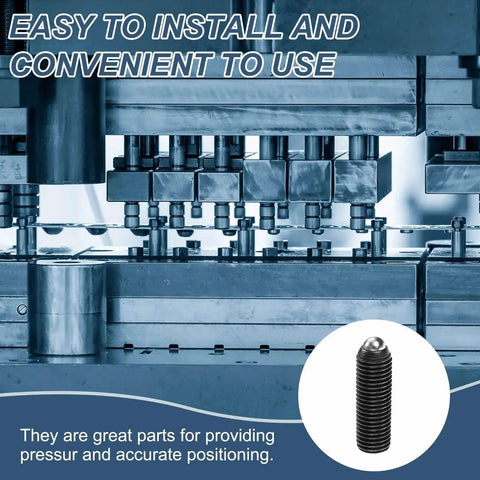 Screw Thread Ball Plunger M16 X 50mm Hex Socket in industrial machinery setup