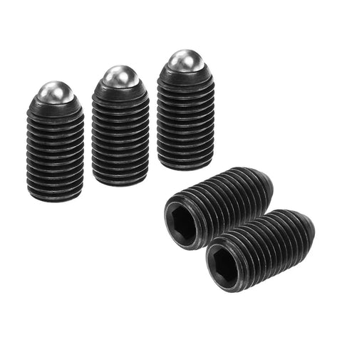 10 Pieces M16 X 30mm Screw Thread Ball Plungers With Hex Socket High Carbon Steel Construction Spring Plungers For Lubrication