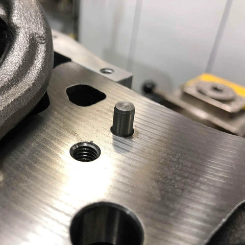 50Pcs M2 Dowel Pins 2mm by 30mm Stainless Steel 304 Shelf Support Peg in metal surface close-up for DIY projects