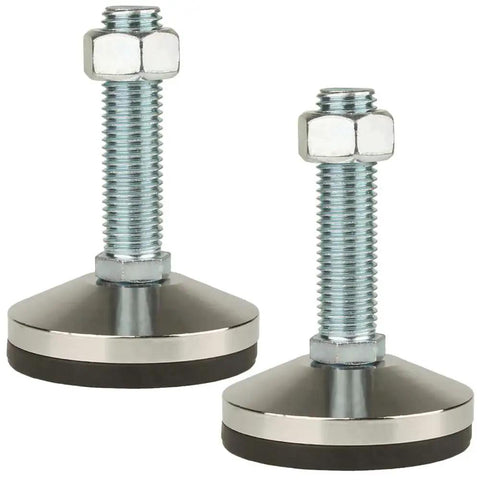 Beefy Heavy Duty Leveling Feet For Workbenches Machines And Cabinets With M24 Thread Adjustable Leveling Leg And 3.94 Inch Base Diameter