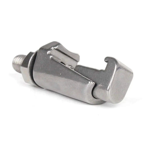 M24 304 Stainless Steel Vacuum Caliper Screw Quick Type C Clamp Hook Bolt for industrial fastening, side view