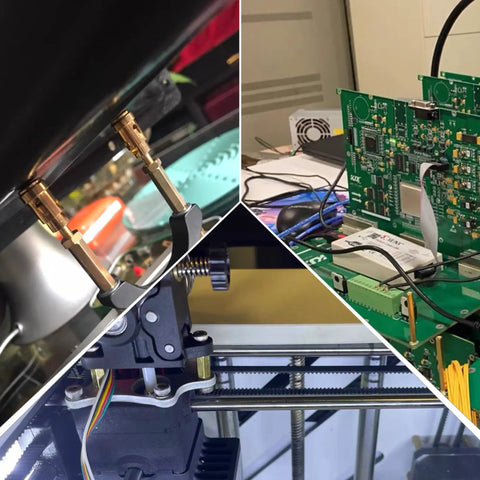 260Pcs M3 Brass Thread Hex Standoff Spacer Assorted Kit With Nuts And Screws For DIY PC Build Includes Male And Female Pillars For Circuit Boards And Motherboards shown in use