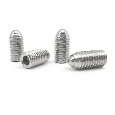 ✝️ M4 x 12mm Ball Point Set Screws, Thread Hex Socket Ball Spring Plungers Set, Hexagonal Socket Ball Plunger, 20Pcs