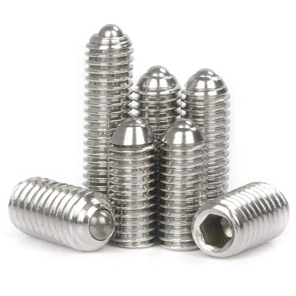 M4 X 6mm Hex Socket Spring Ball Point Grub Screws 304 ...