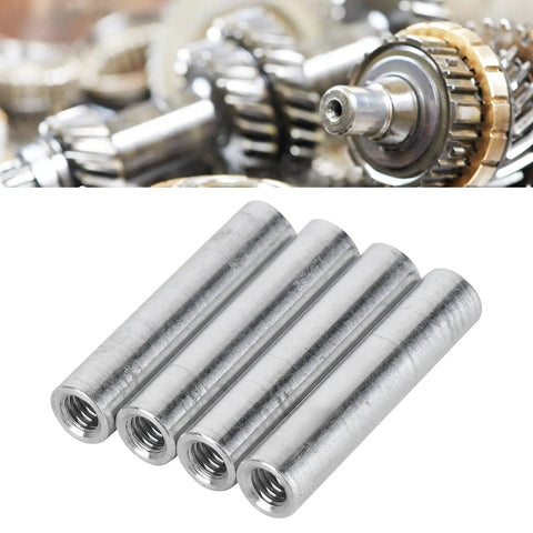 10Pcs M4 Round Female Nuts And Aluminum Alloy Standoff Columns 26mm Length 6mm Outer Diameter Thread Spacer Fasteners