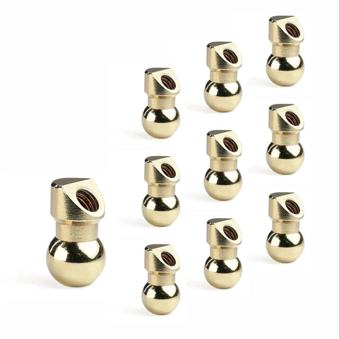 10 Pack M5 Brass Ball Coolant Nozzles With Screw Lock For CNC Lathes Milling Machines And Stone Bending Machines High Pressure Water Or Oil Cooling