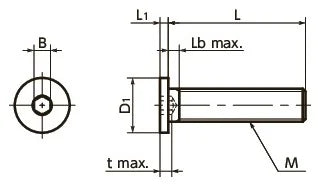 M5 Socket Head Cap Screws with Special Low Profile SSH-M5-10 10mm Pack of 10 - VXB Ball Bearings