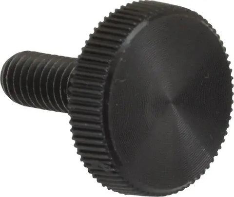M6 8mm Long Knurled Head Steel Thumb Screw