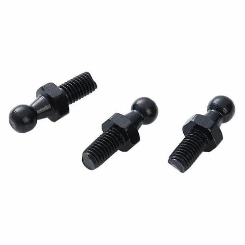Set Of 4 10mm M6 Ball Stud Bolts For Gas Lift Mounting Brackets And Ball Ended Bonnet Fittings Universal Ball Joint Threaded Ends