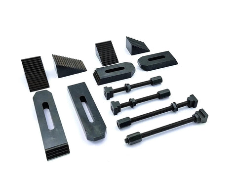 24 Piece Clamp Kit Set M6 For Rotary Tables Milling Tables Face Plates And Vertical Slides With 8 Mm T Slot Compatibility hardware