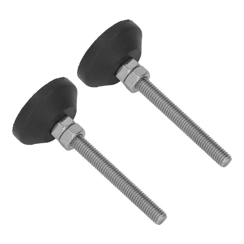 Adjustable M6 Vibration Isolation Leveling Feet With 50mm Height Range Nylon Swivel Mounts 30mm Base For Furniture And Industrial Machinery