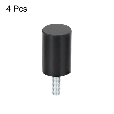 Experience reduced vibration and steadier performance with these M6 rubber mounts, 20x30mm cylindrical vibration isolators.