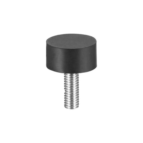 M6 Thread Rubber Mounts Vibration Isolators Cylindrical Shock Absorbers With Studs 20 X 10 Mm Set Of 4 For Equipment And Machinery