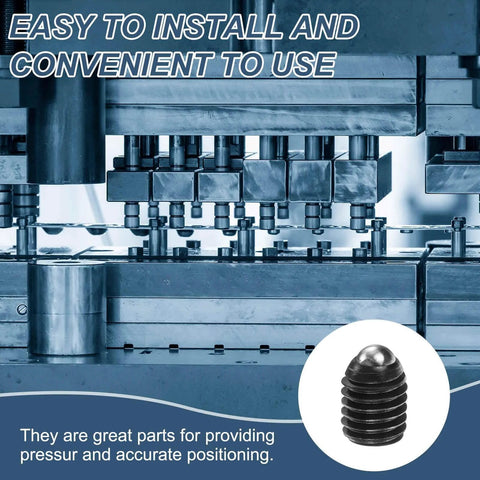 10pcs M8 x 10mm Screw Thread Ball Plunger Set for Pneumatic Tools in factory setting