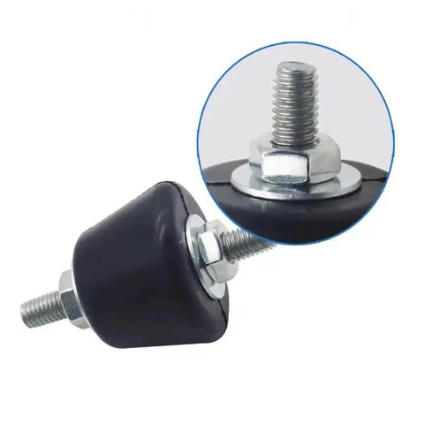 Anti Vibration Mounting Pads Set M8 Damping Silenblocks With Nuts And Washers for mini split heat pumps close-up view