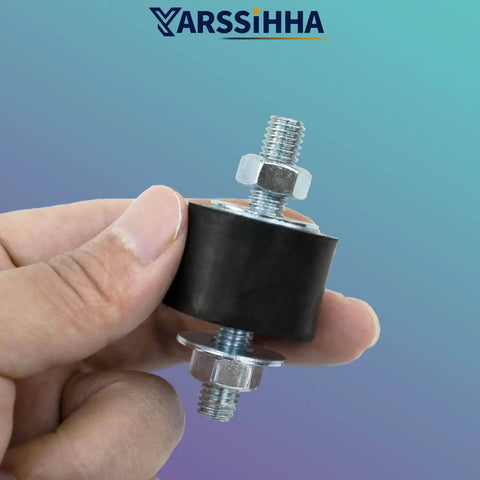 4 Pack M8 Anti Vibration Rubber Isolator Mounts 30x20mm Rubber Studs Cylindrical Vibration Absorbers For Diesel Engines
