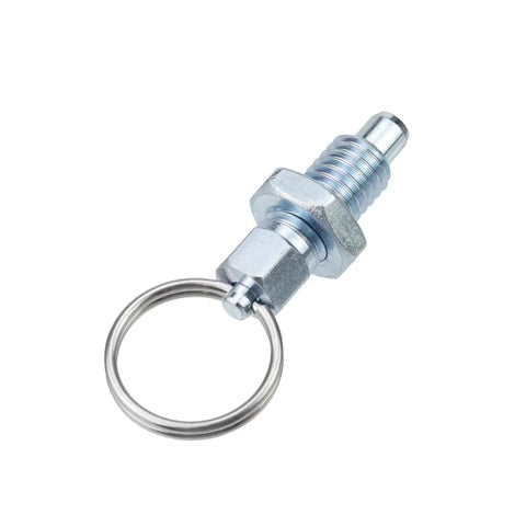 Non Locking Hand Retractable Spring Plunger With Pull Ring M8 1.25 5 Stainless Steel for precision positioning and easy quick indexing.