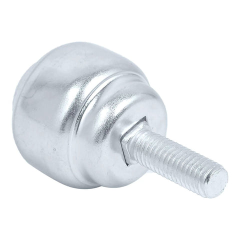 1 Inch M8 Roller Ball Transfer Bearing Casters Stud Mounted Carbon Steel Units with Threaded Stem close-up