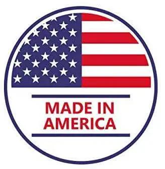 American Made Brewing Hydrometer Kit With NIST Traceable Triple Scale Specific Gravity ABV Tester Borosilicate Glass Test Tube Jar And Brush Pro Series For Beer And Wine USA Made label showcasing the American flag and 'Made in America' text