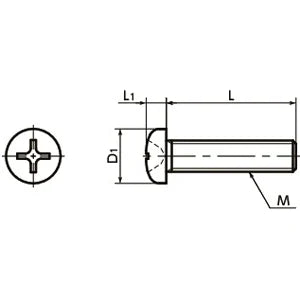 Made in Japan SPC-M1.7-4-P NBK Plastic Cross Recessed Pan Head Machine Screws - VXB Ball Bearings