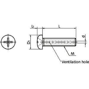 Made in Japan SVHS-M4-16 NBK Hexagon Head Bolts - Ventilation Hole- 10 Vacuum Vented screws