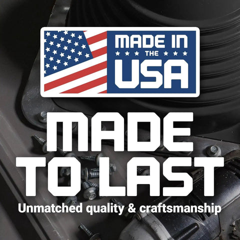 Made in USA label on Square EPDM Metal Roof Pipe Flashing Boot Fits 5-1/2 to 11-1/2 Inch Pipe OD