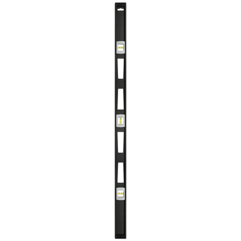 Magnetic 48 Inch Aluminum I Beam Level With Strong Magnetic Edge And Replaceable Vials For Precise Framing Cabinetry And Installation