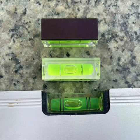 Magnetic Square Bubble Spirit Levels Set 3 Pack Mini Acrylic Level Tool For Precise Horizontal And Vertical Alignment LAIESYA