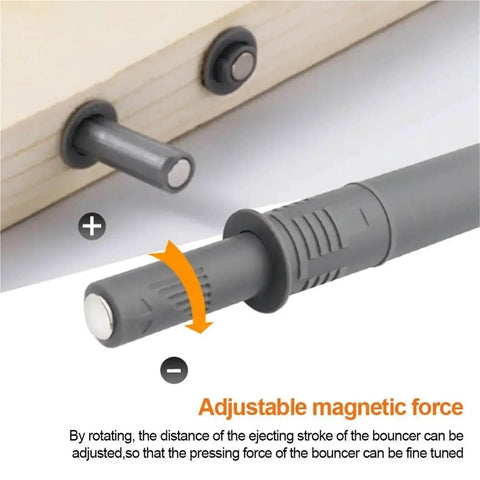 Close-up of Door Cushion Damper For Kitchen Cabinets Wardrobe Doors And Drawers Silent ABS Plastic Buffer For Smooth Gentle Closures.