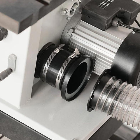 MAG-SET13 magnetic dust collection kit: 4-inch connector with rubber couplers, steel ring receivers, and hose clamps