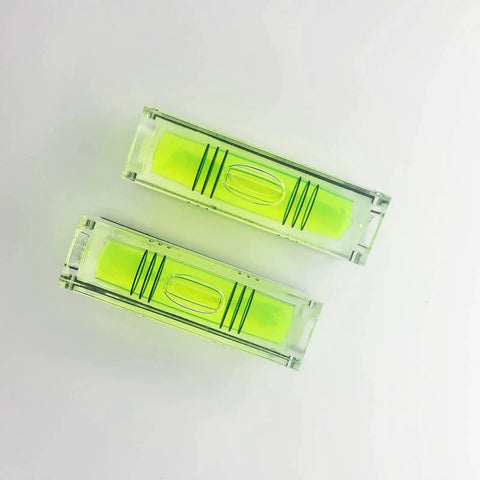 Magnetic Mini Bubble Level Tool Set 2 Inch Pocket Level With Three Line Grid High Precision Square Scope Dual Pack