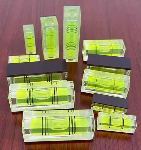 Magnetic Square Bubble Level Set Of 5 Pieces With 29mm 40mm And 52mm Levels For Quick Layouts And Precise Measurements