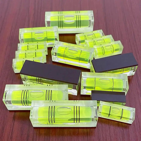 Magnetic Square Bubble Level Set Of 5 Pieces With 29mm 40mm And 52mm Levels For Quick Layouts And Precise Measurements