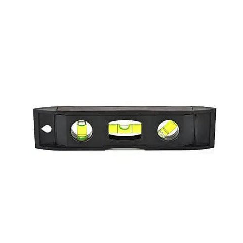 Magnetic Torpedo Level 6 Inch With 3 Bubble Vials Plumb Level And 45 Degree, tough magnetic strip for iron surfaces, front view
