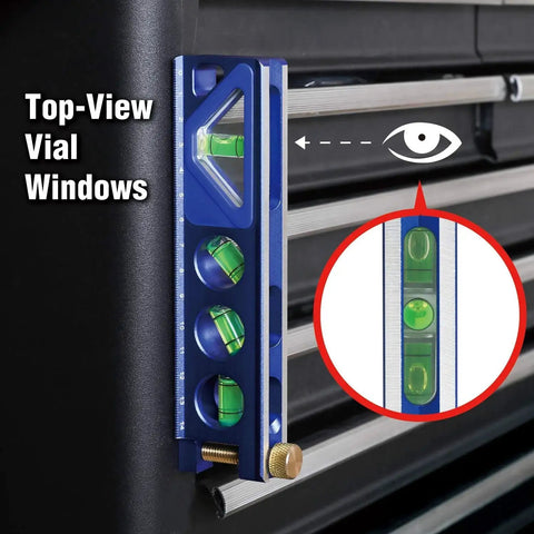 Magnetic Torpedo Level Six And A Half Inch With Verti Site View For Readability Front Back Or Top Four Vials