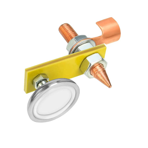Fix Tite Magnetic Welding Ground Clamp With Strong Suction Head and Copper Tail Stabilizer Portable Welding Magnet Tool